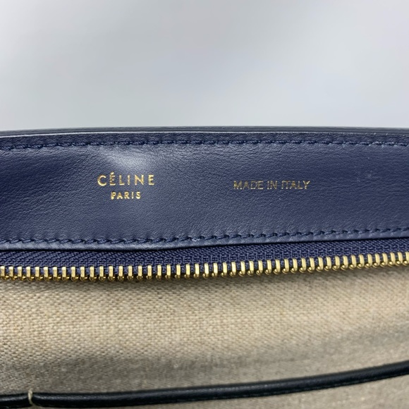 AUTHENTIC CELINE Trapeze Black Multi Shoulder Bag - Picture 9 of 15